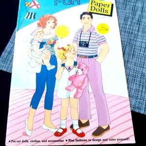 Vintage 1989 Checkerboard Press Paper Doll Book